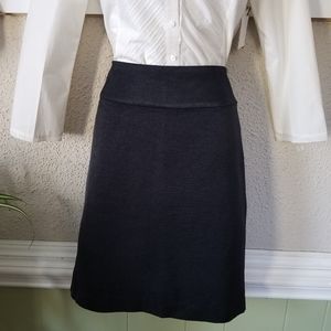Banana Republic black pencil career skirt size 8